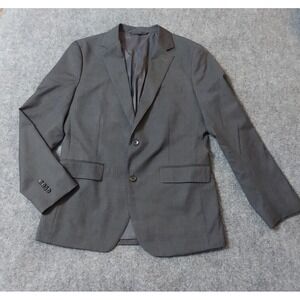 Bonobos Blazer Men 40 Regular Gray Slim Fit Jacket Sportcoat Wool Blend Business